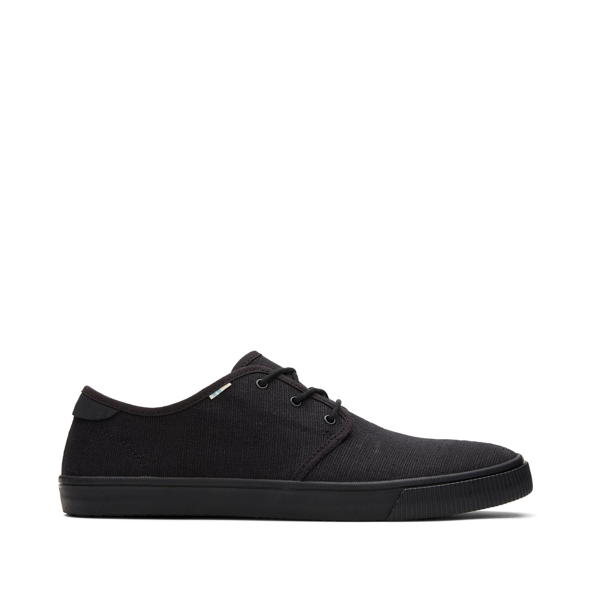 Carlo All Black Heritage Canvas Lace-Up Sneaker