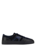 Low-Top Leather Suede Rubber Sole Sneakers