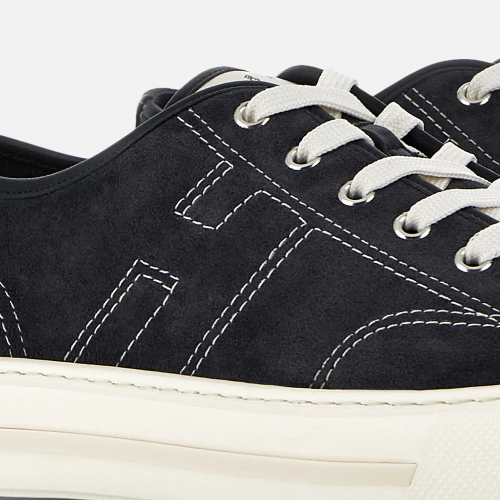 H691 Allacciato H Cuciture Sneakers in Blue