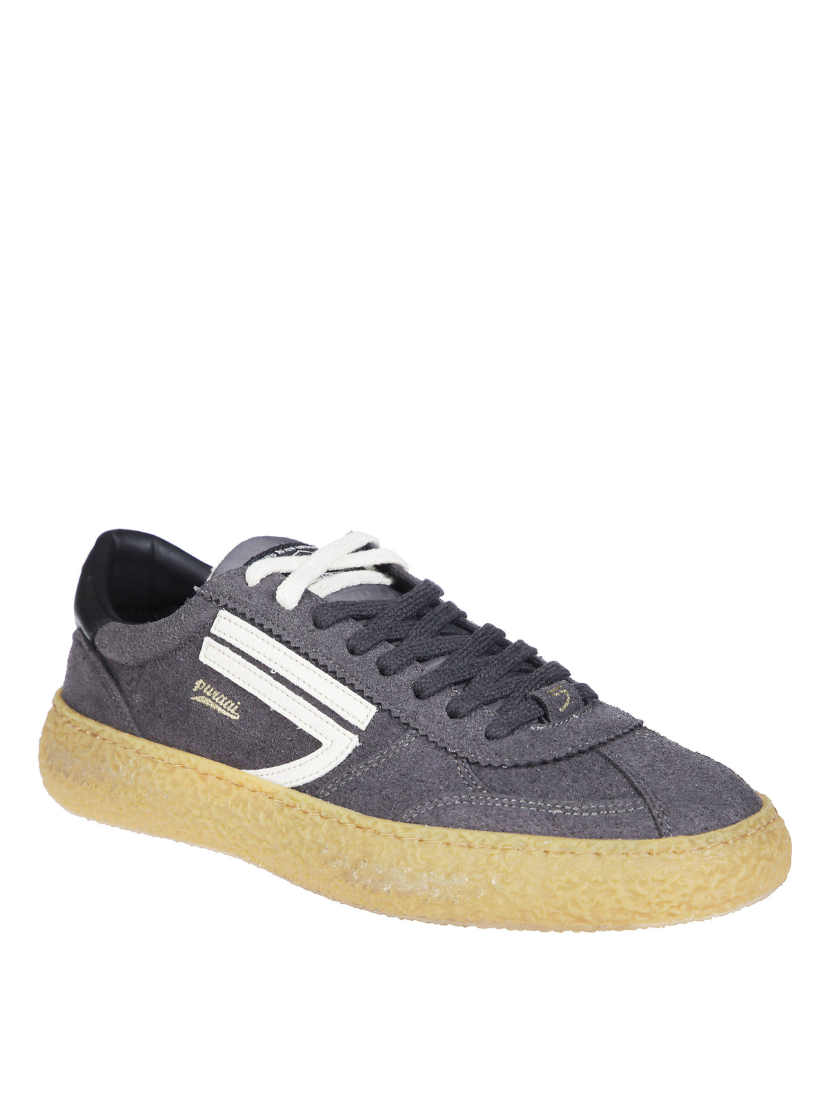 1.01 Vintage Hairy Microsuede Sneakers