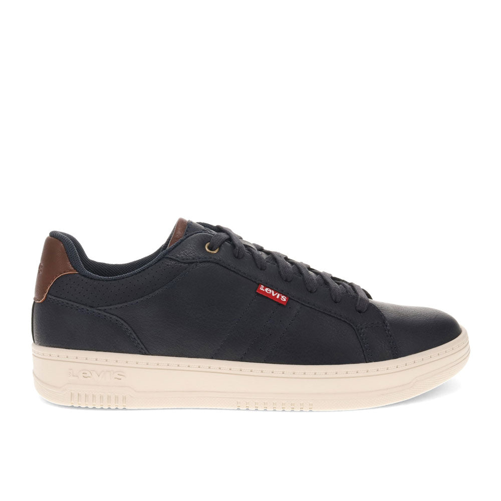Levi's Mens Carson Synthetic Leather Casual Lace Up Sneaker Shoe