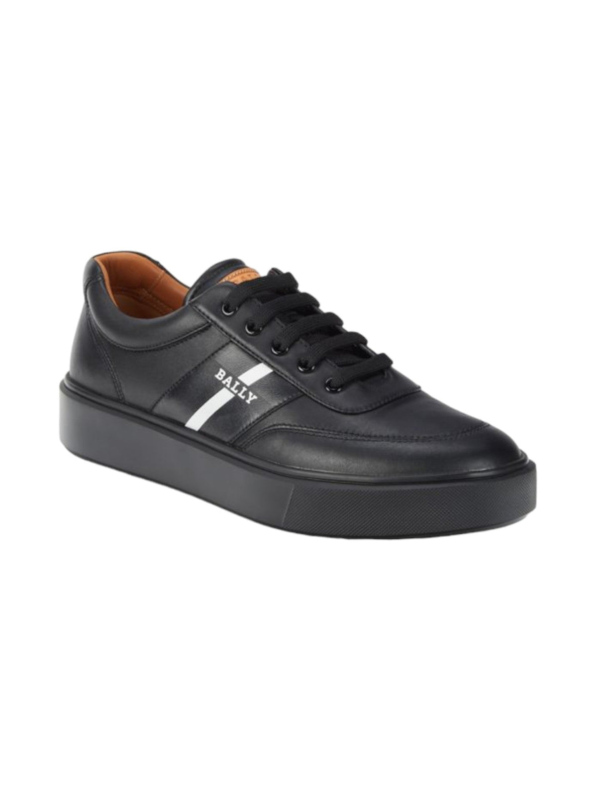 Bally Coby 6310056 Men's Black Lamb Leather Sneakers