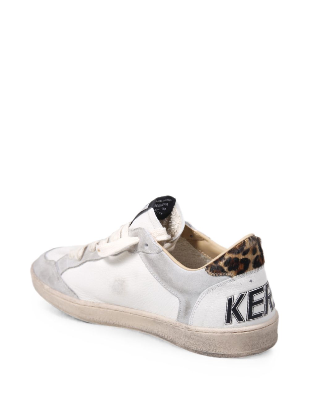 Low-Top Vintage Bold Accent Sneakers
