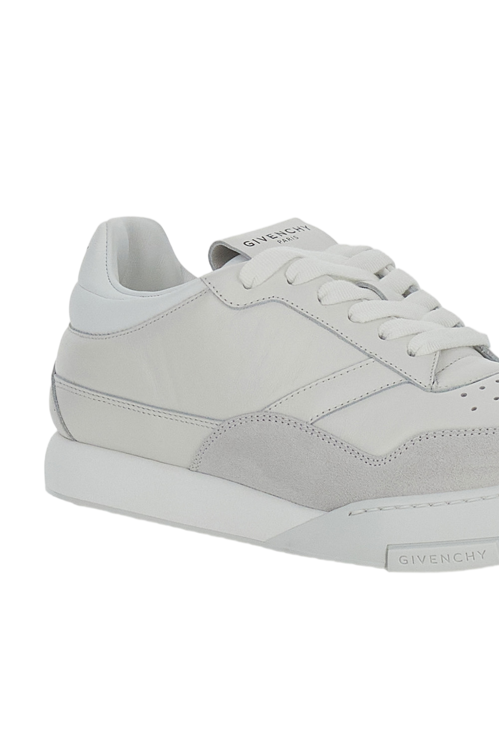 Low-Top Sneakers in Smooth and Suede Calfskin Leather