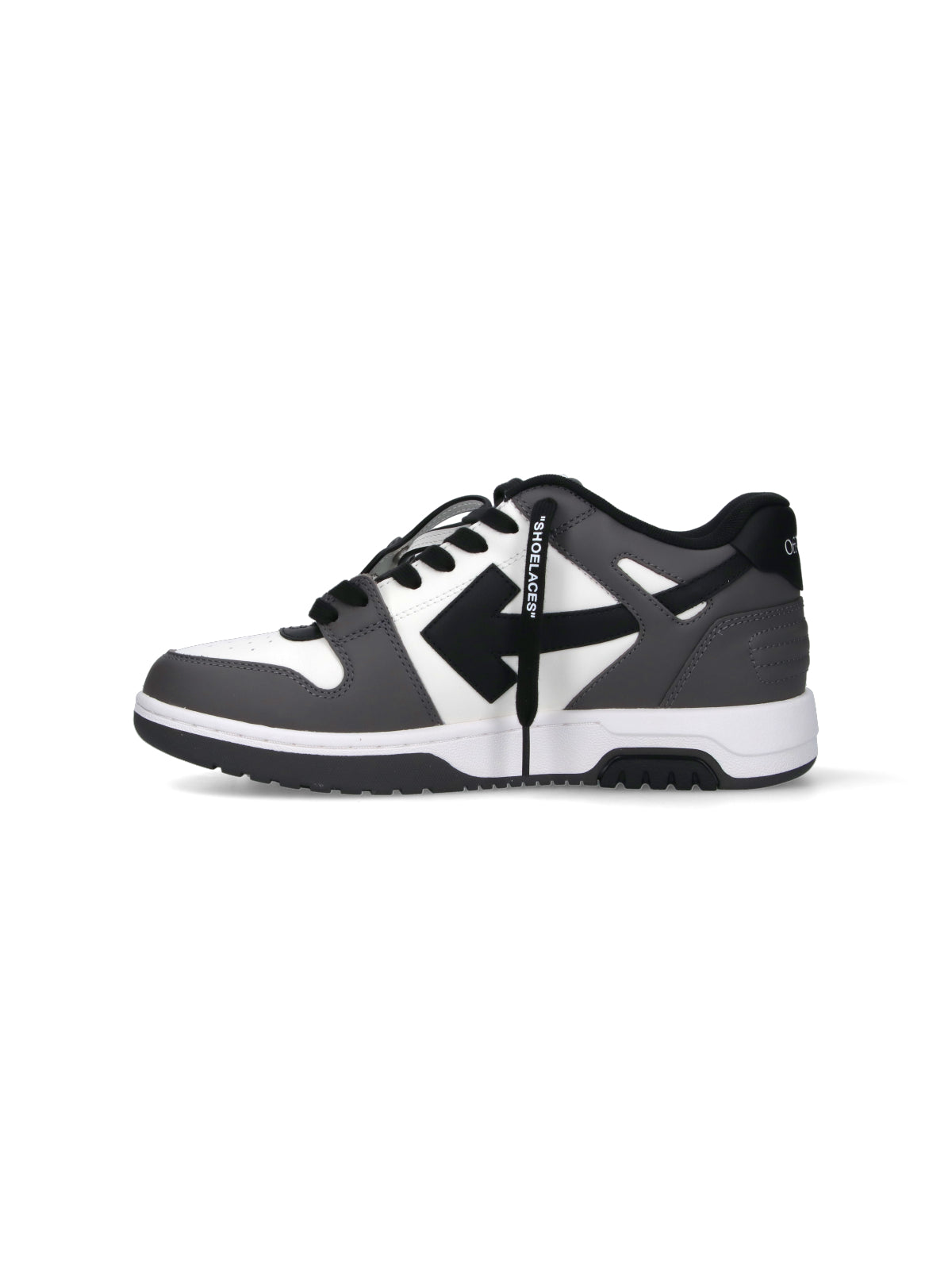 Grey Leather Out Of Office Sneakers