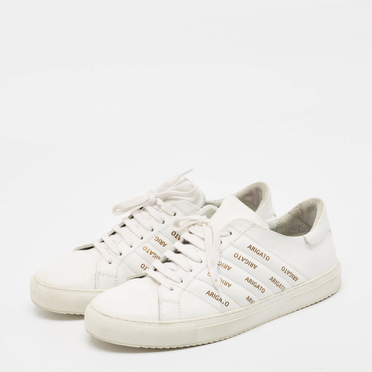 Axel Arigato White Leather Low Top Sneakers