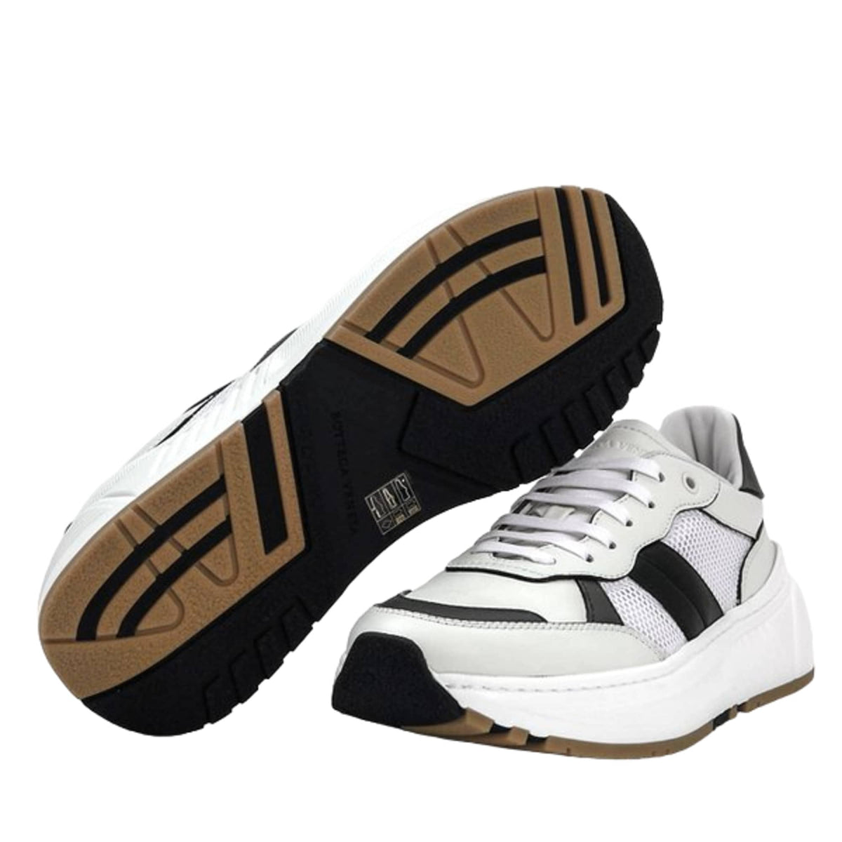 Bottega Veneta Speedster Athletic Sneakers White/black