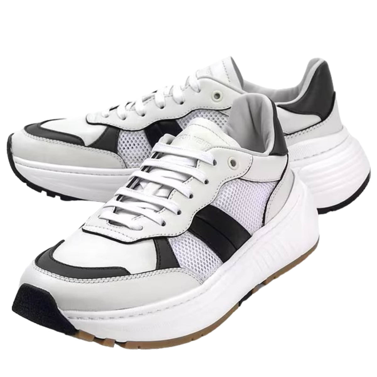 Bottega Veneta Speedster Athletic Sneakers White/black