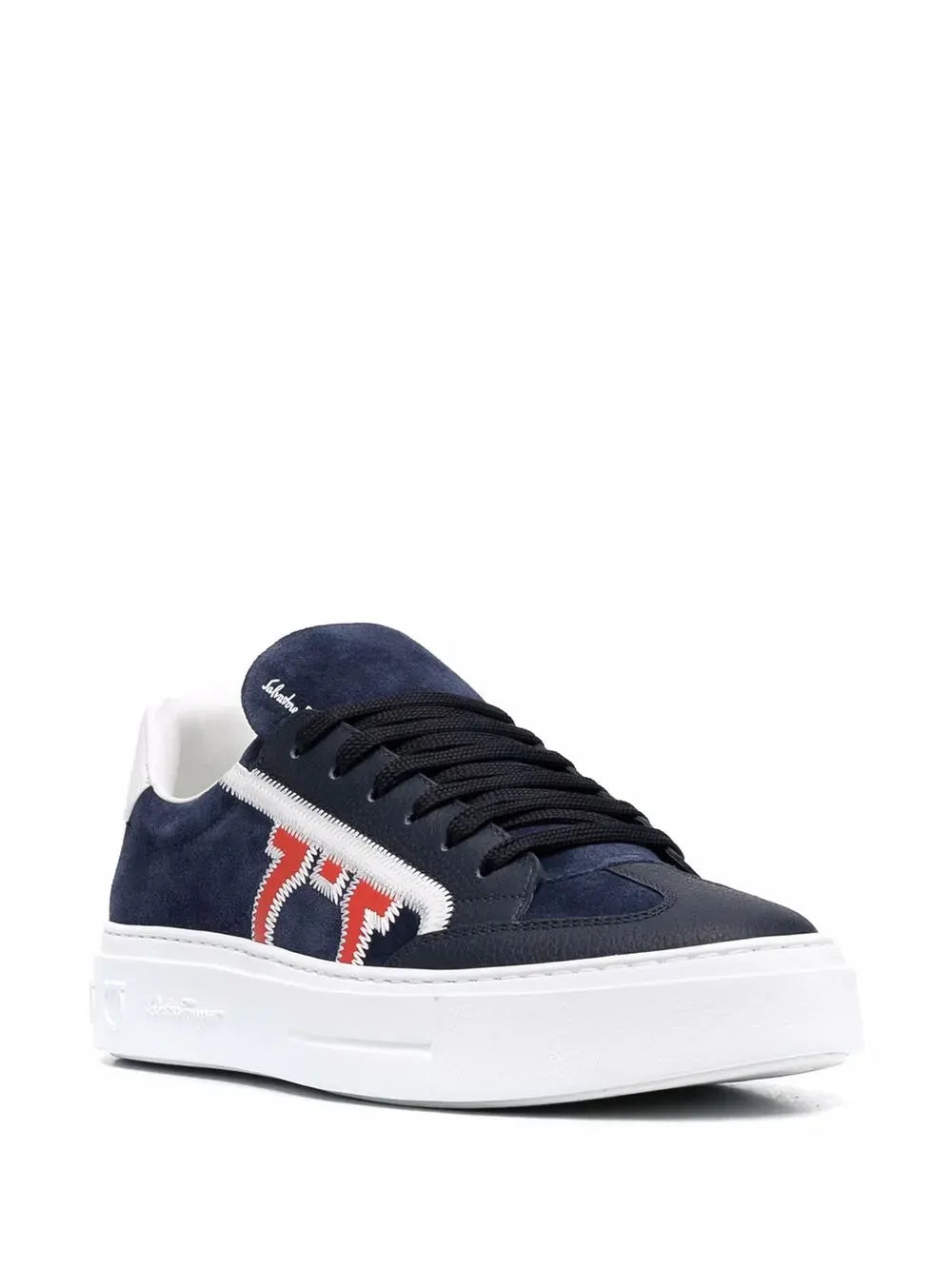 Ferragamo Borg 5 Low-Top Sneakers