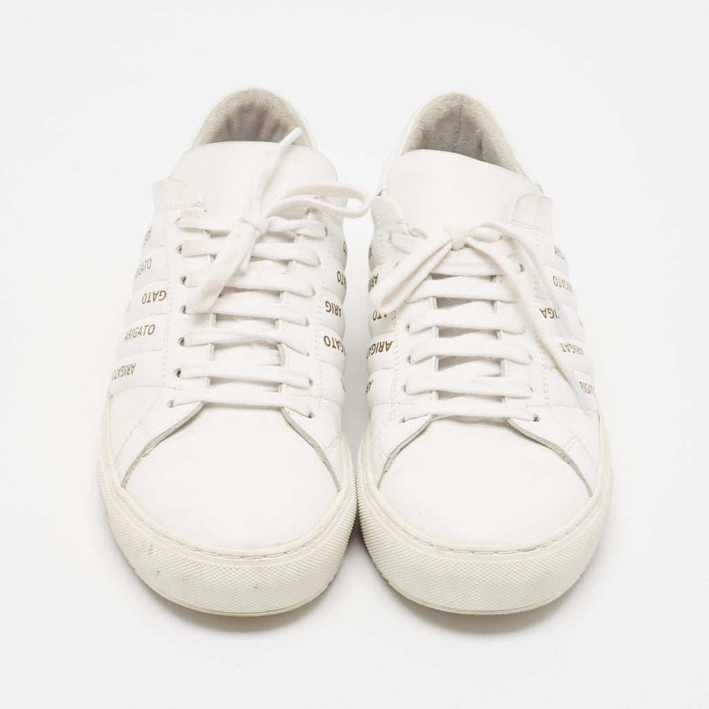 Axel Arigato White Leather Low Top Sneakers