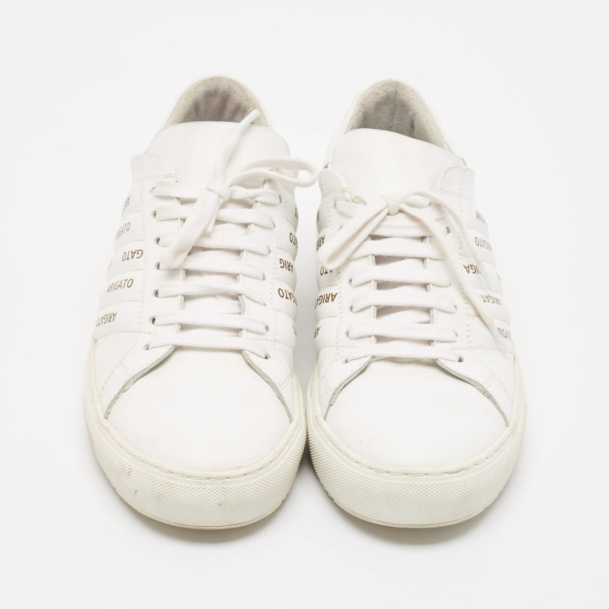 Axel Arigato White Leather Low Top Sneakers
