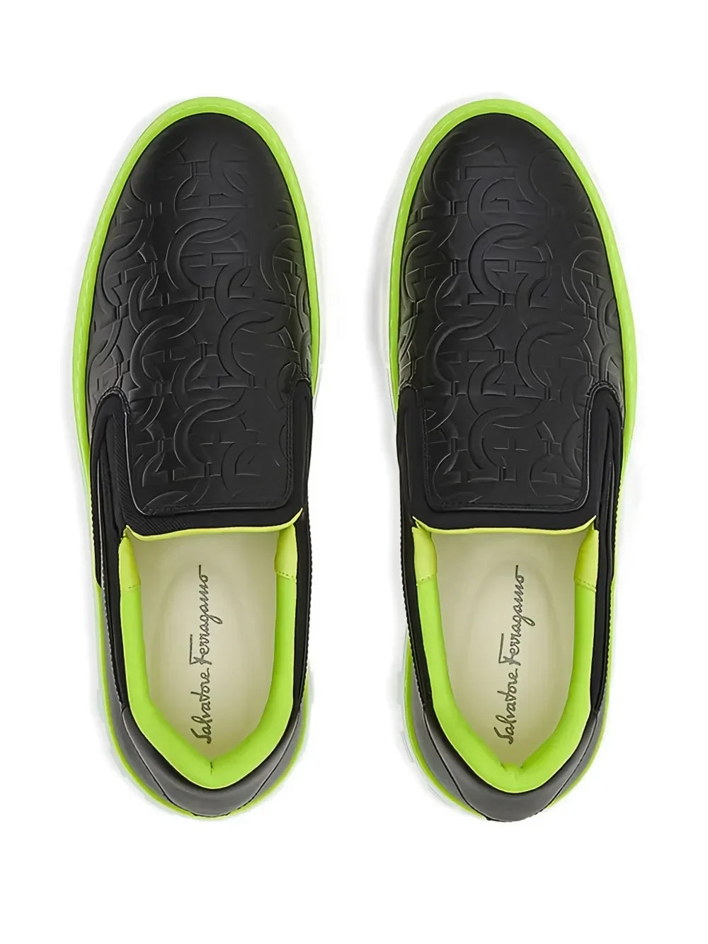 Ferragamo Embossed-Logo Slip-On