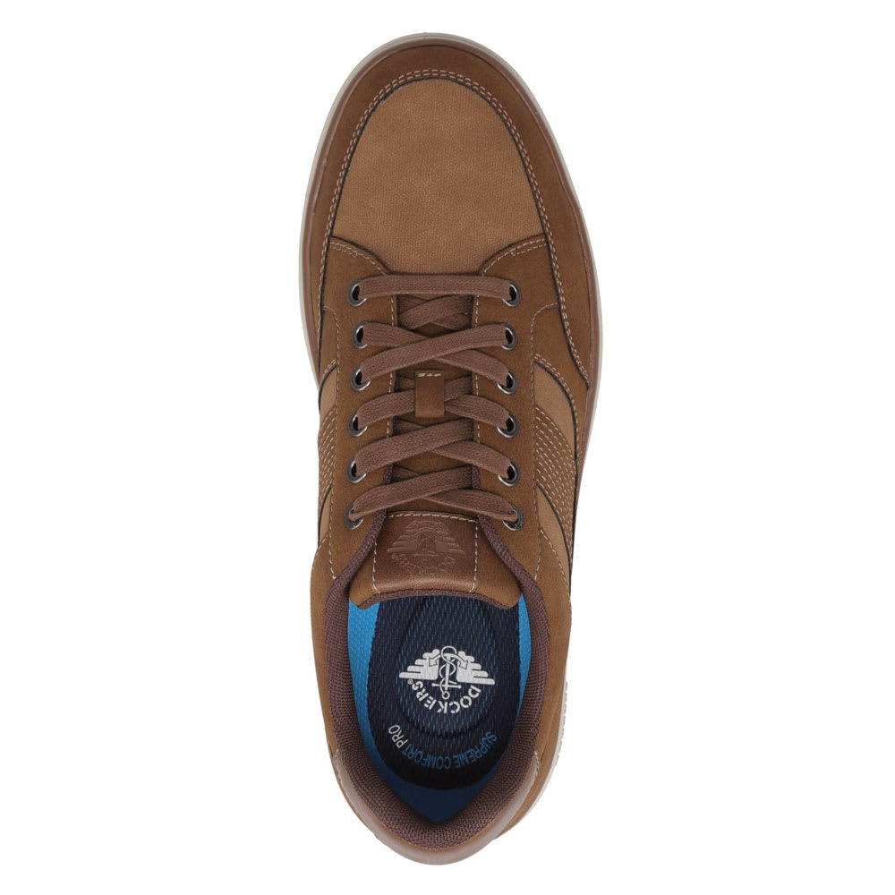 Dockers Mens Fielder Nubuck Lace-Up Sneaker