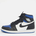 Air Jordans Multicolor Leather Jordan 1 Retro High Royal Toe Sneakers