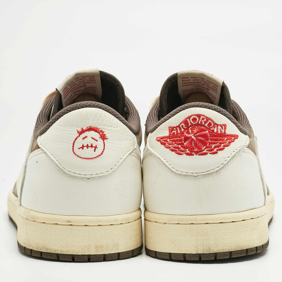 Air Jordans Multicolor Leather Jordan 1 Retro Low Og Sp Travis Scott Reverse Mocha Sneakers