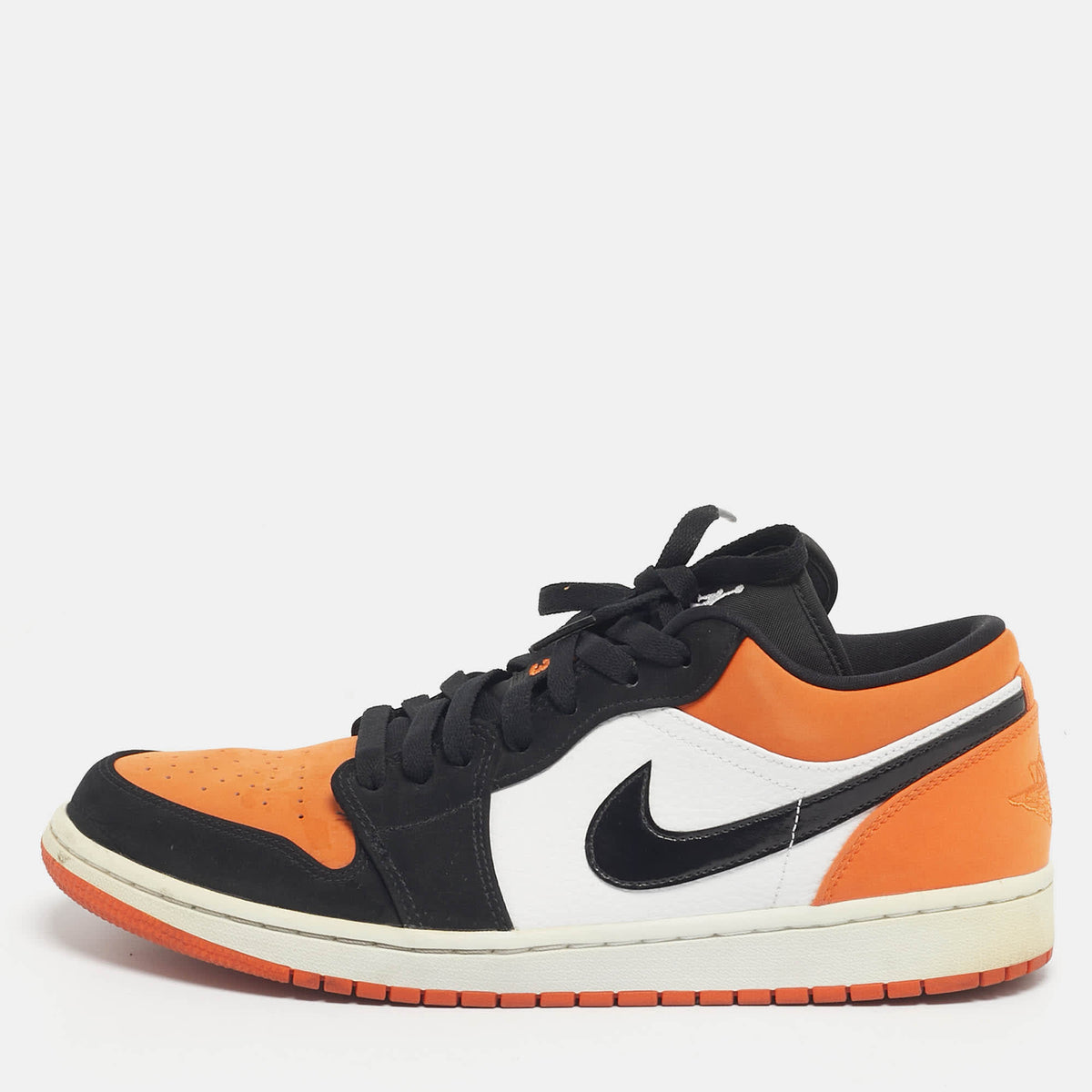 Air Jordans Multicolor Nubuck Leather Jordan 1 Low Shattered Backboard Sneakers
